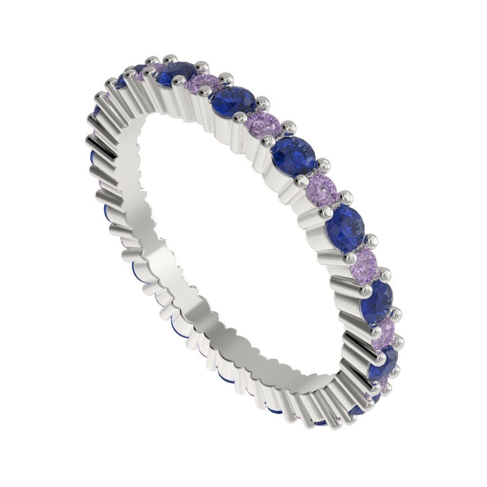 Full Eternity ring style 6 3D print model_12