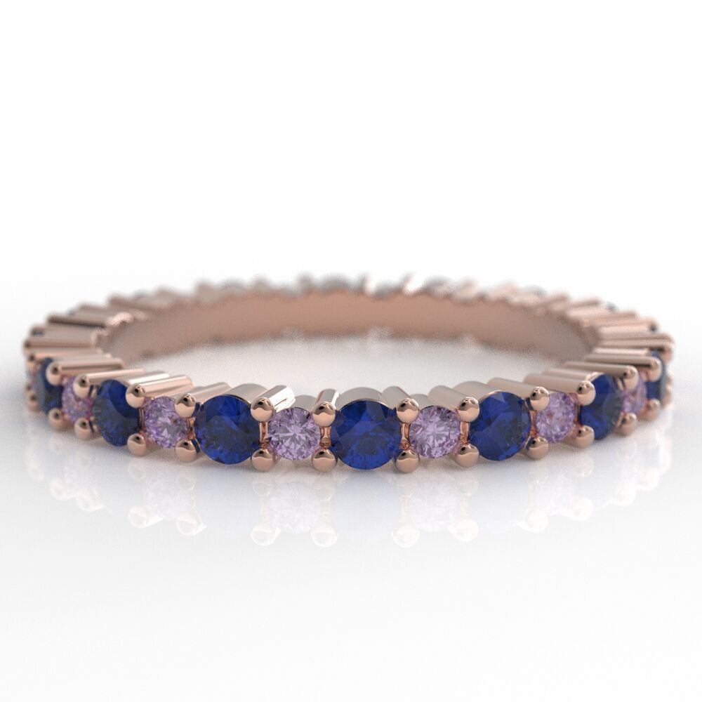 Full Eternity ring style 6 3D print model_2