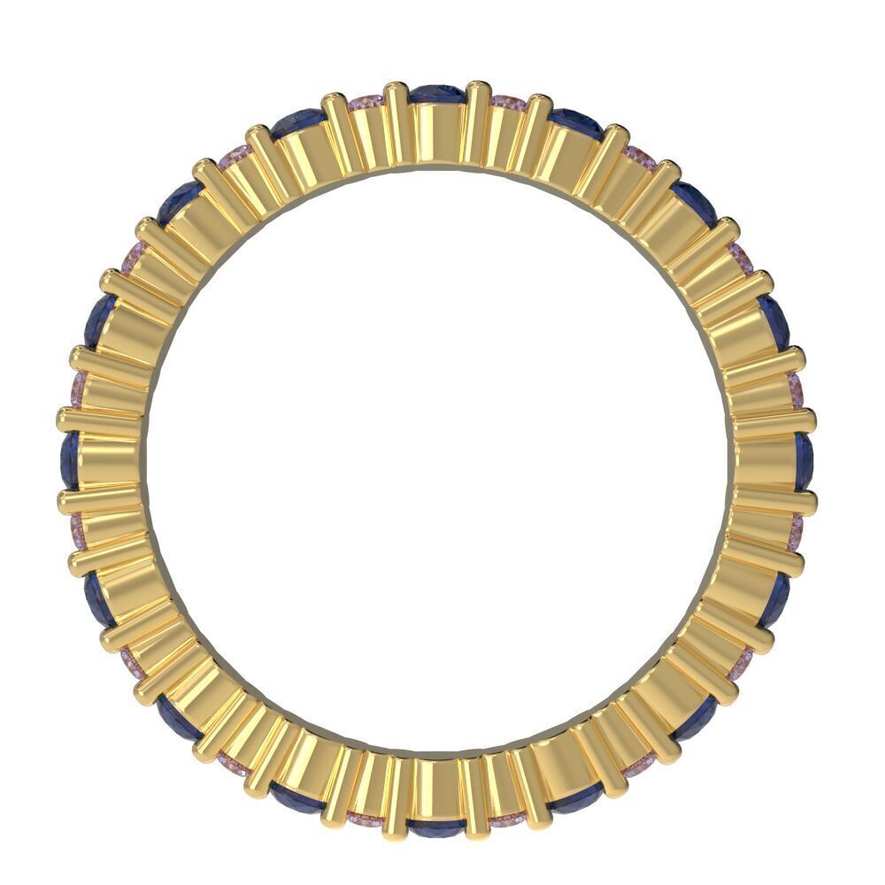 Full Eternity ring style 6 3D print model_22