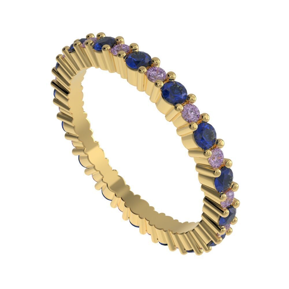 Full Eternity ring style 6 3D print model_18