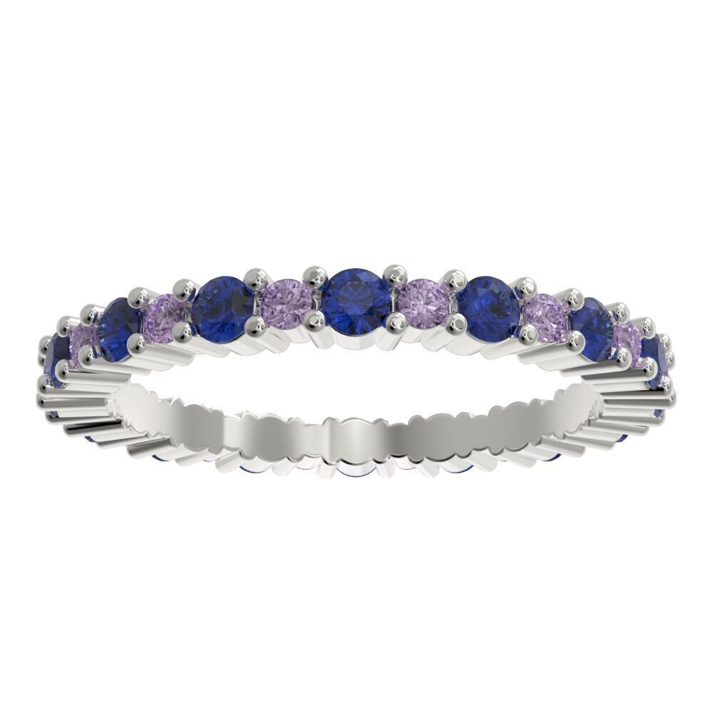 Full Eternity ring style 6 3D print model_13