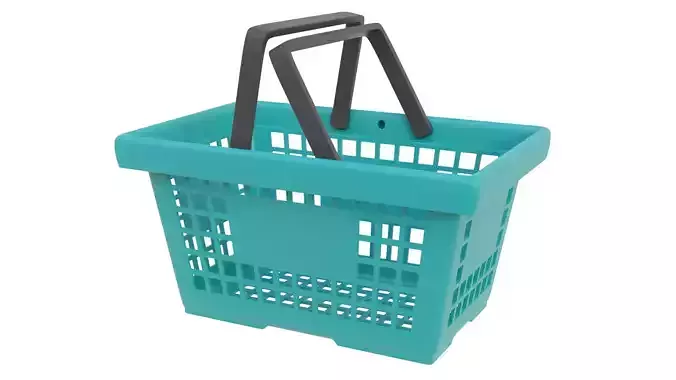 Shopping basket 05 3D model