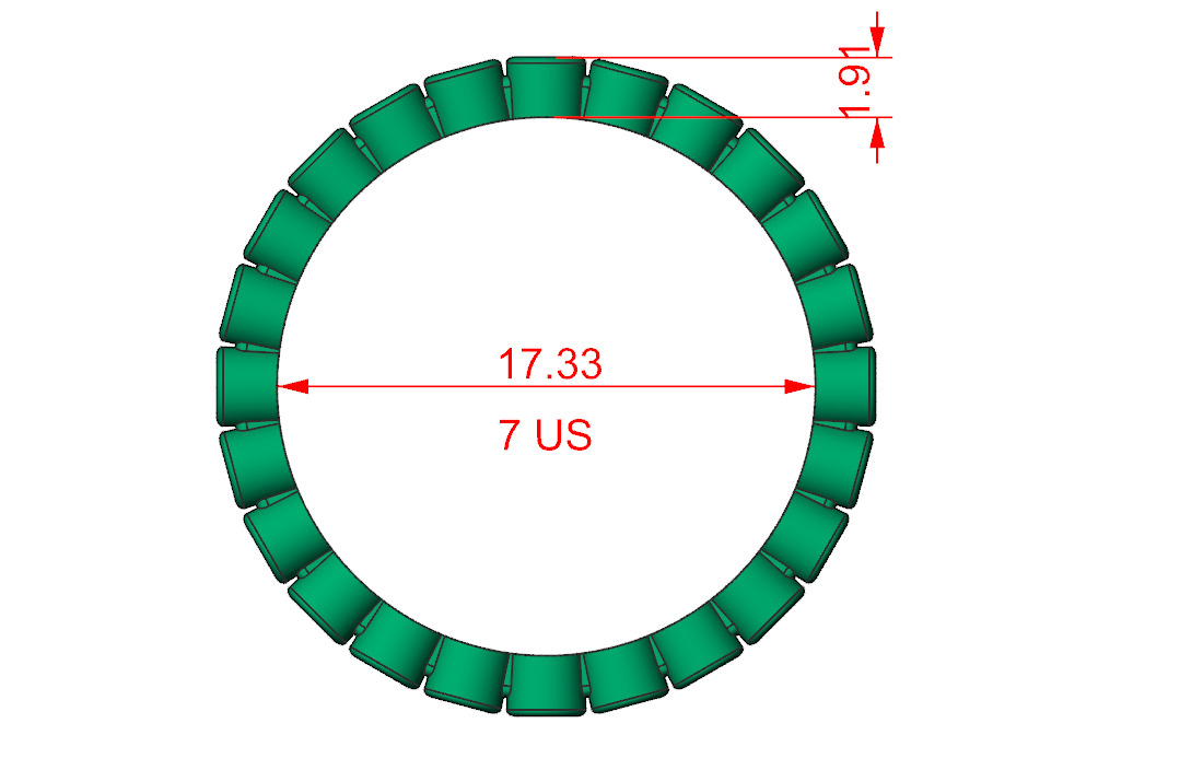 Full Eternity ring style 7 3D print model_6