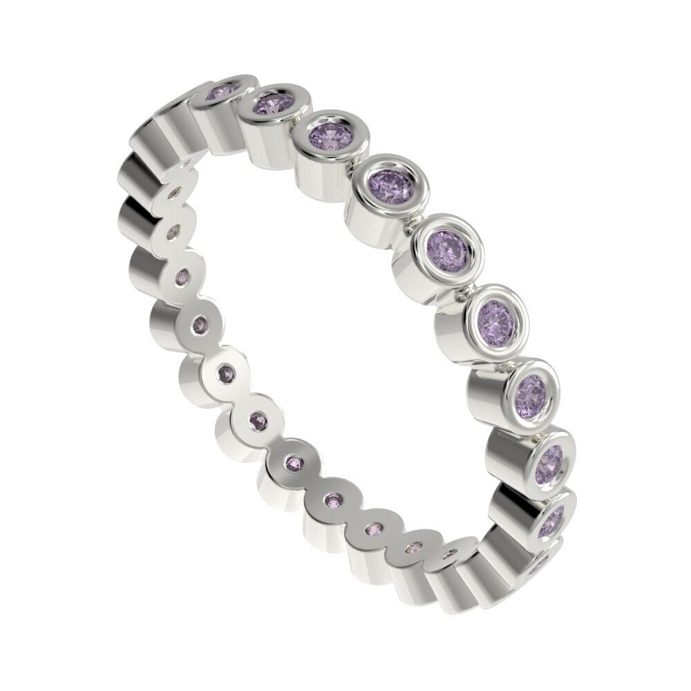 Full Eternity ring style 7 3D print model_12