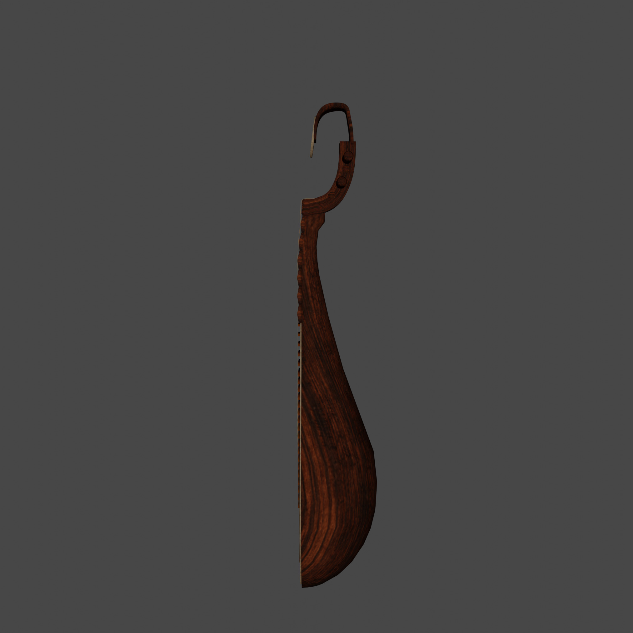 Oriental mandolin 3D model_1