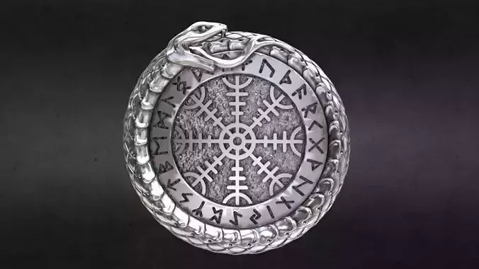  pendant-ouroboros-helm-of-awe-helmet-of-terror