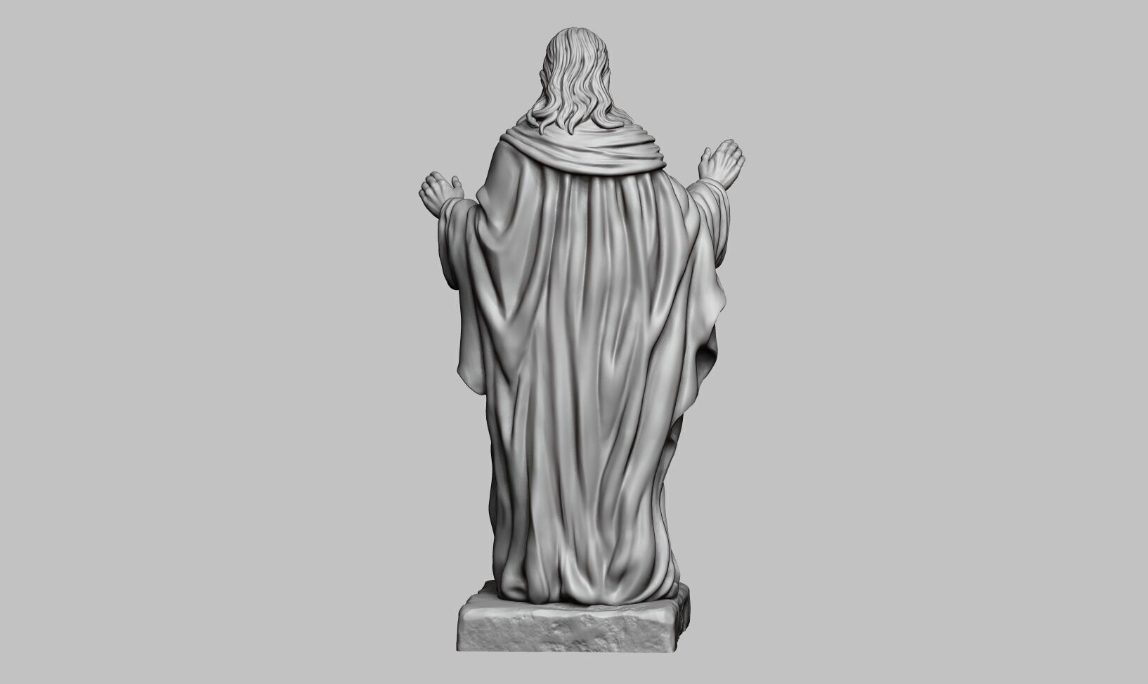 Jesus Christ STL Jesus Christ 3D Model Jesus Christ Figure 3D print model_6