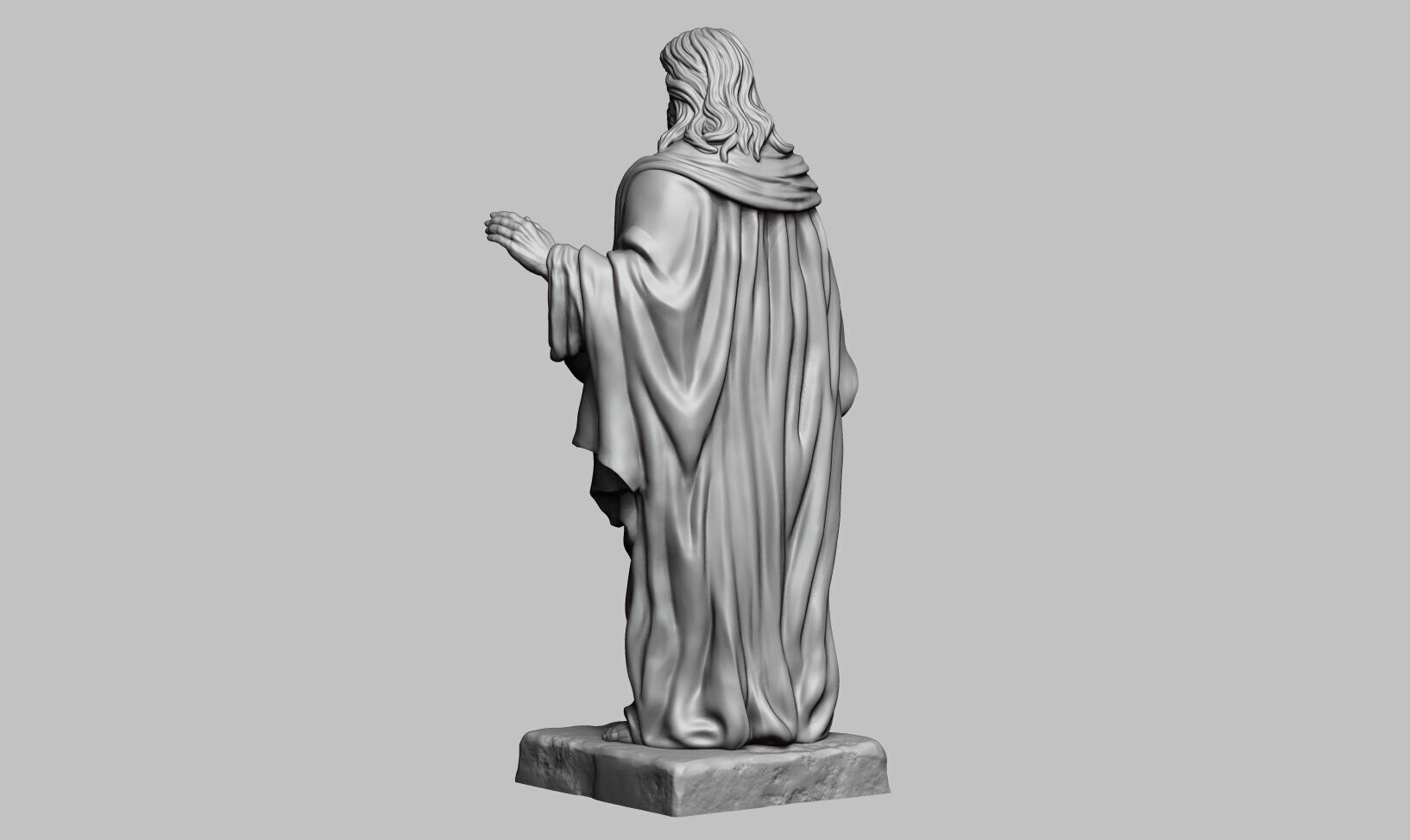 Jesus Christ STL Jesus Christ 3D Model Jesus Christ Figure 3D print model_7