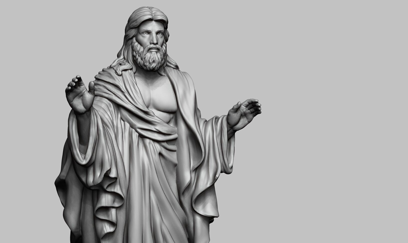 Jesus Christ STL Jesus Christ 3D Model Jesus Christ Figure 3D print model_28