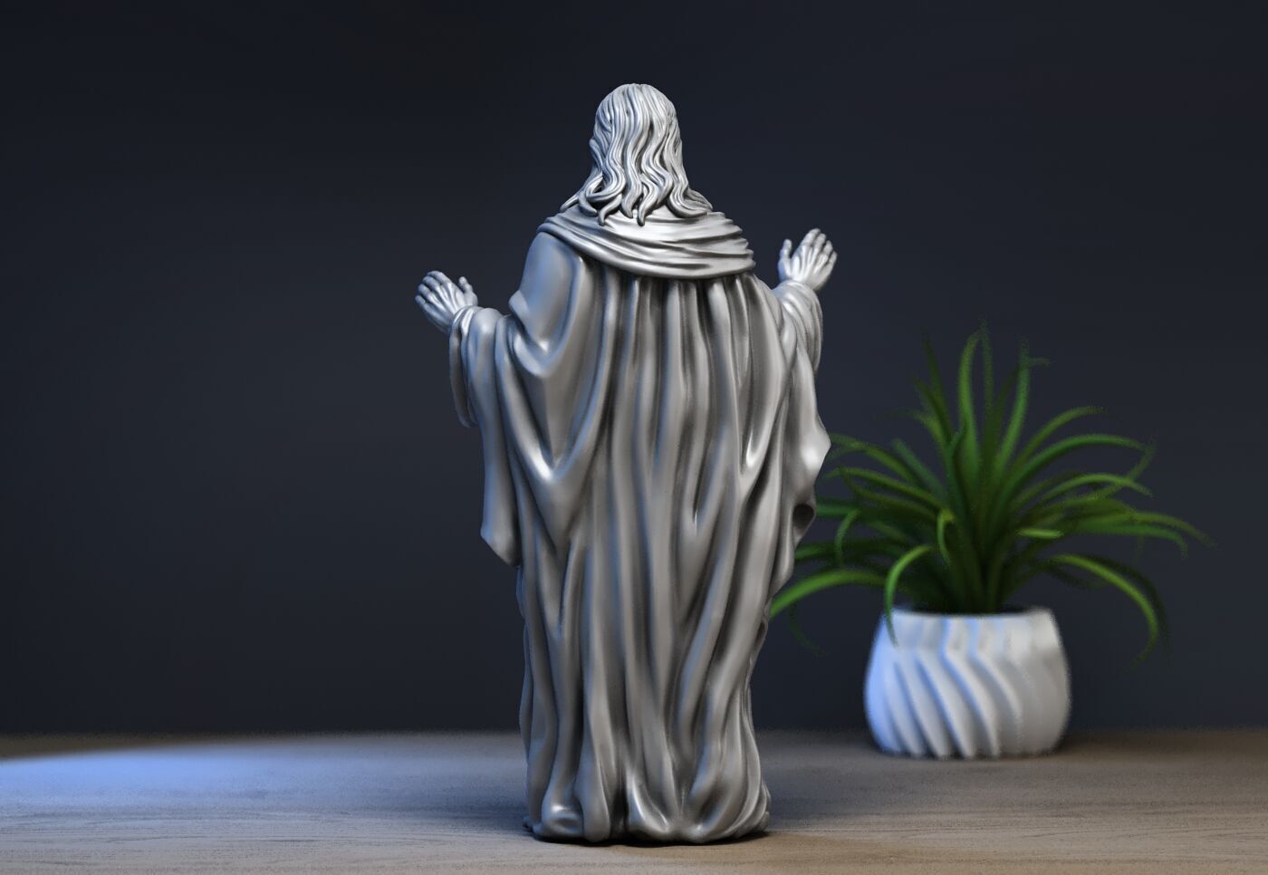 Jesus Christ STL Jesus Christ 3D Model Jesus Christ Figure 3D print model_22