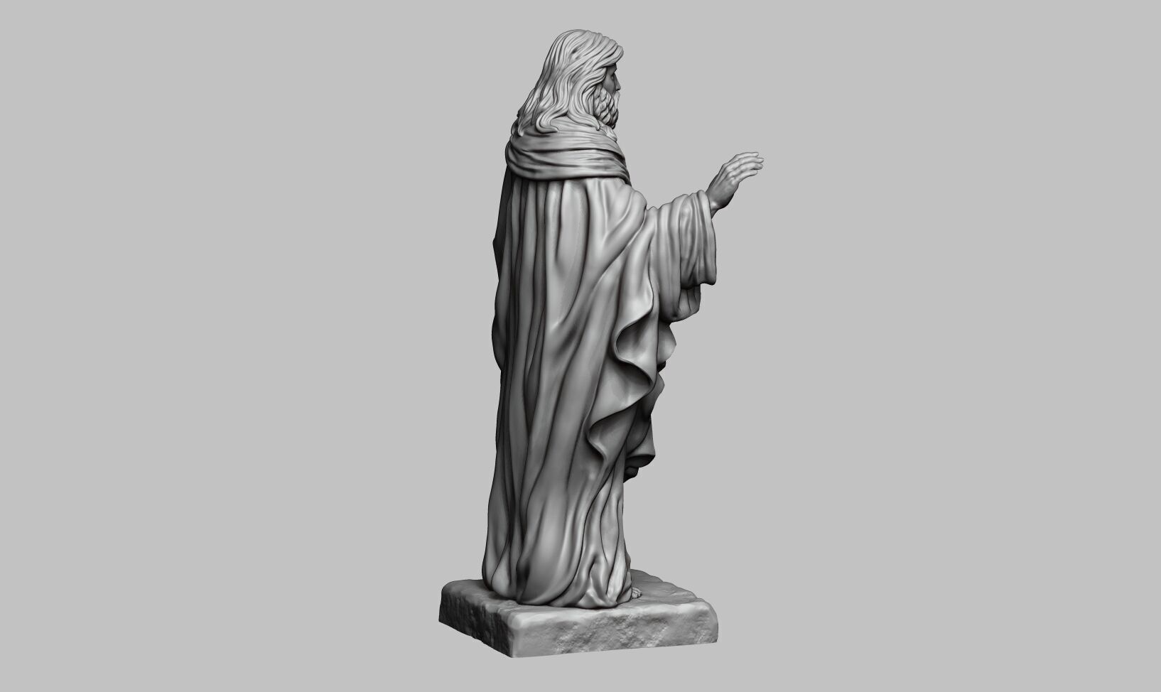Jesus Christ STL Jesus Christ 3D Model Jesus Christ Figure 3D print model_4