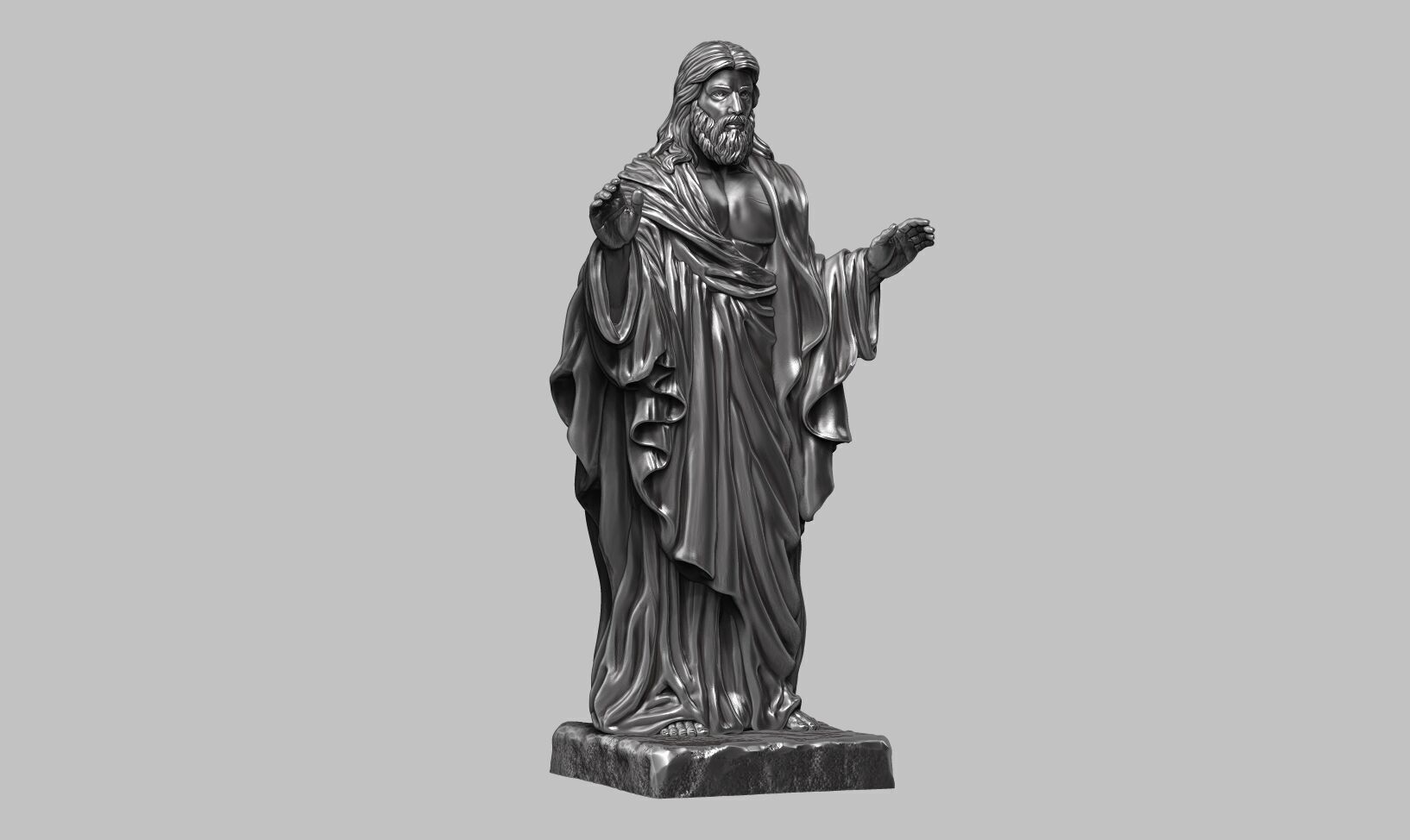 Jesus Christ STL Jesus Christ 3D Model Jesus Christ Figure 3D print model_13