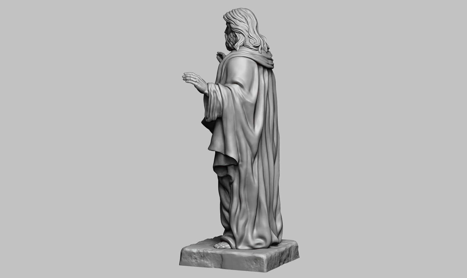 Jesus Christ STL Jesus Christ 3D Model Jesus Christ Figure 3D print model_8