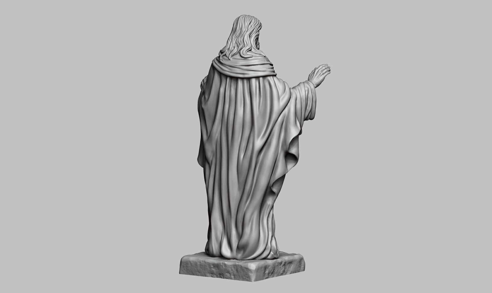 Jesus Christ STL Jesus Christ 3D Model Jesus Christ Figure 3D print model_5