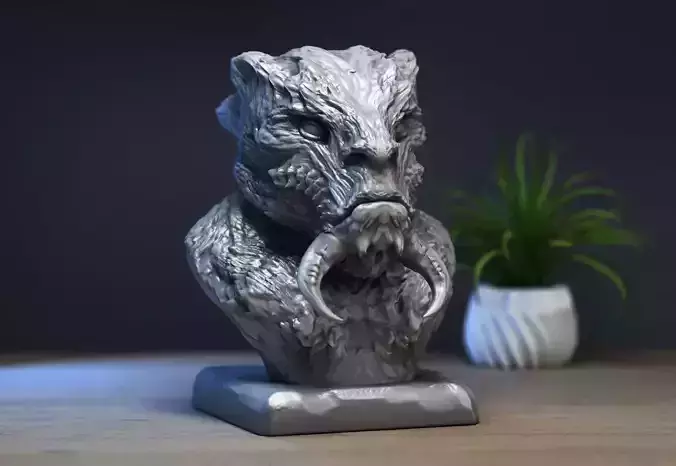 Lucifer demon beast Lucifer bust Perfect Gamer Gift