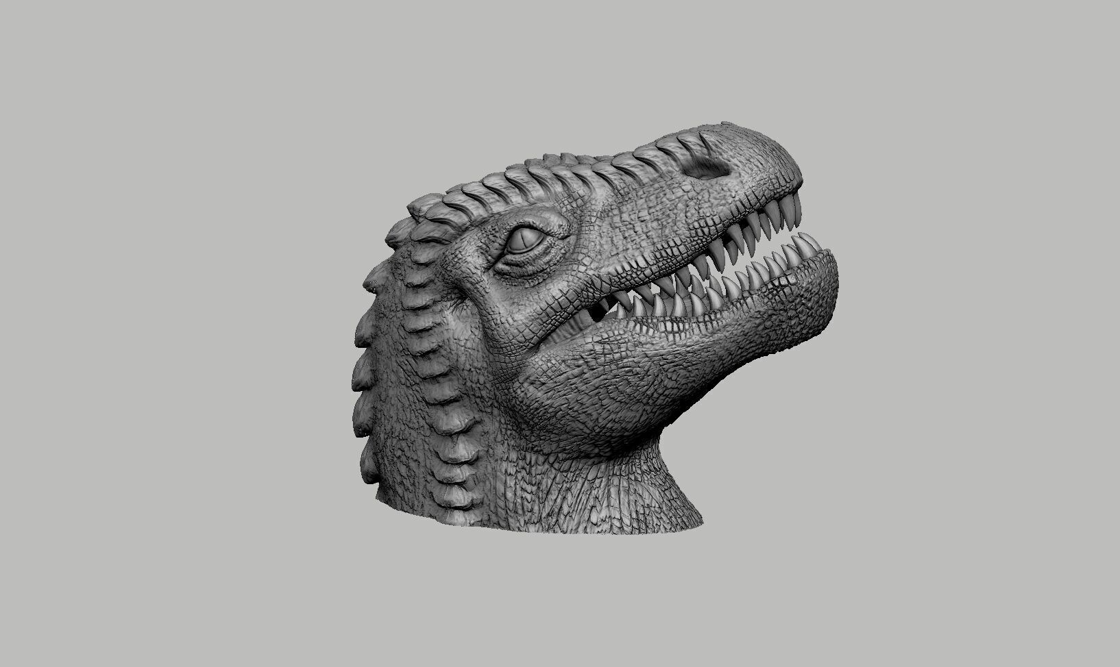 Dinosaur Headphone Stand Dragon Headset Stand 3D print model_9