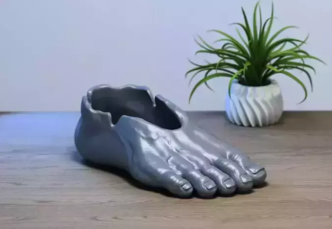 Foot ashtray Human ashtray Anatomy ashtray Body ashtary