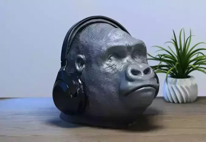 gorilla headphone stand Headset Stand Perfect Gamer Gift 