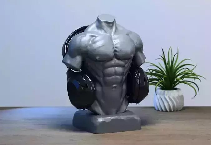 torso Headphone Stand torso Headset Stand Perfect Gamer Gift 