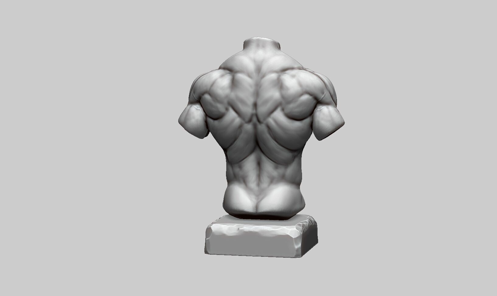 torso Headphone Stand torso Headset Stand Perfect Gamer Gift  3D print model_10