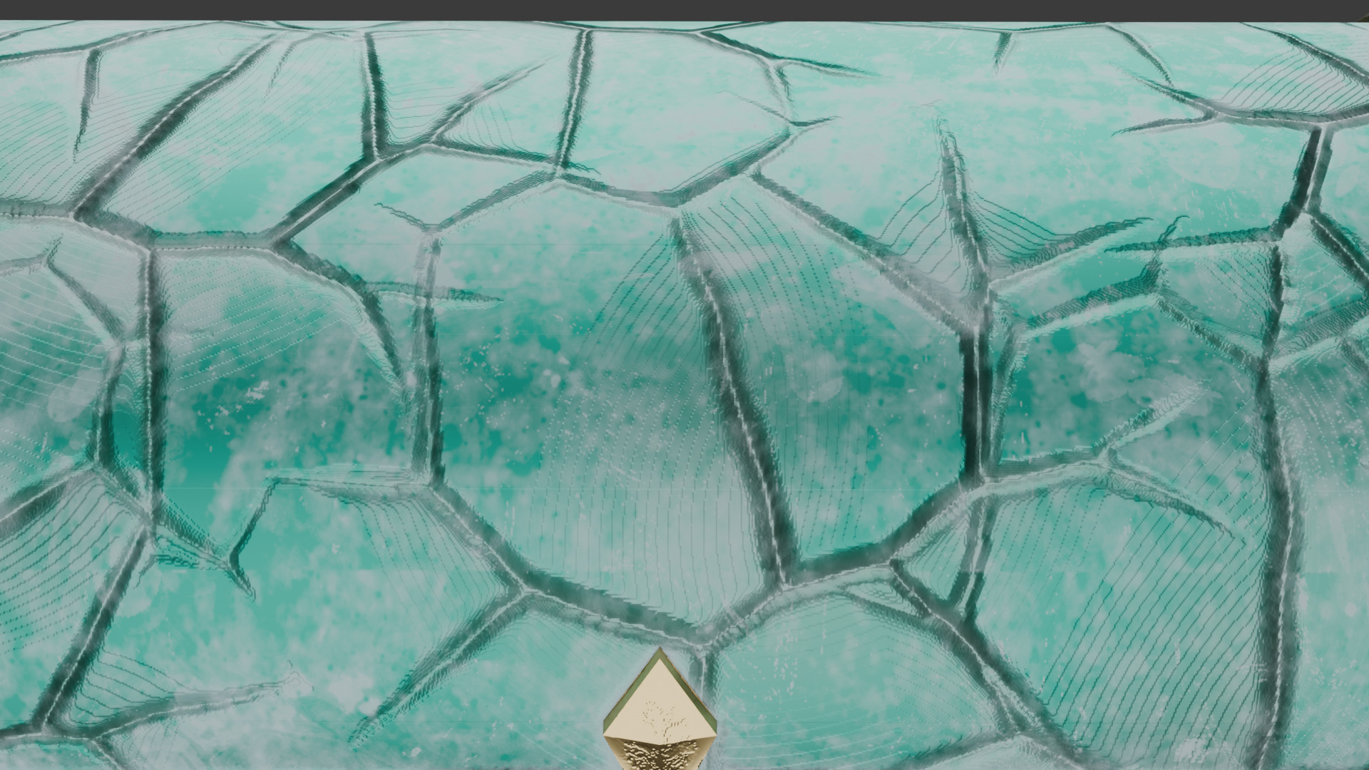 Legendary chest Low-poly 3D model_8