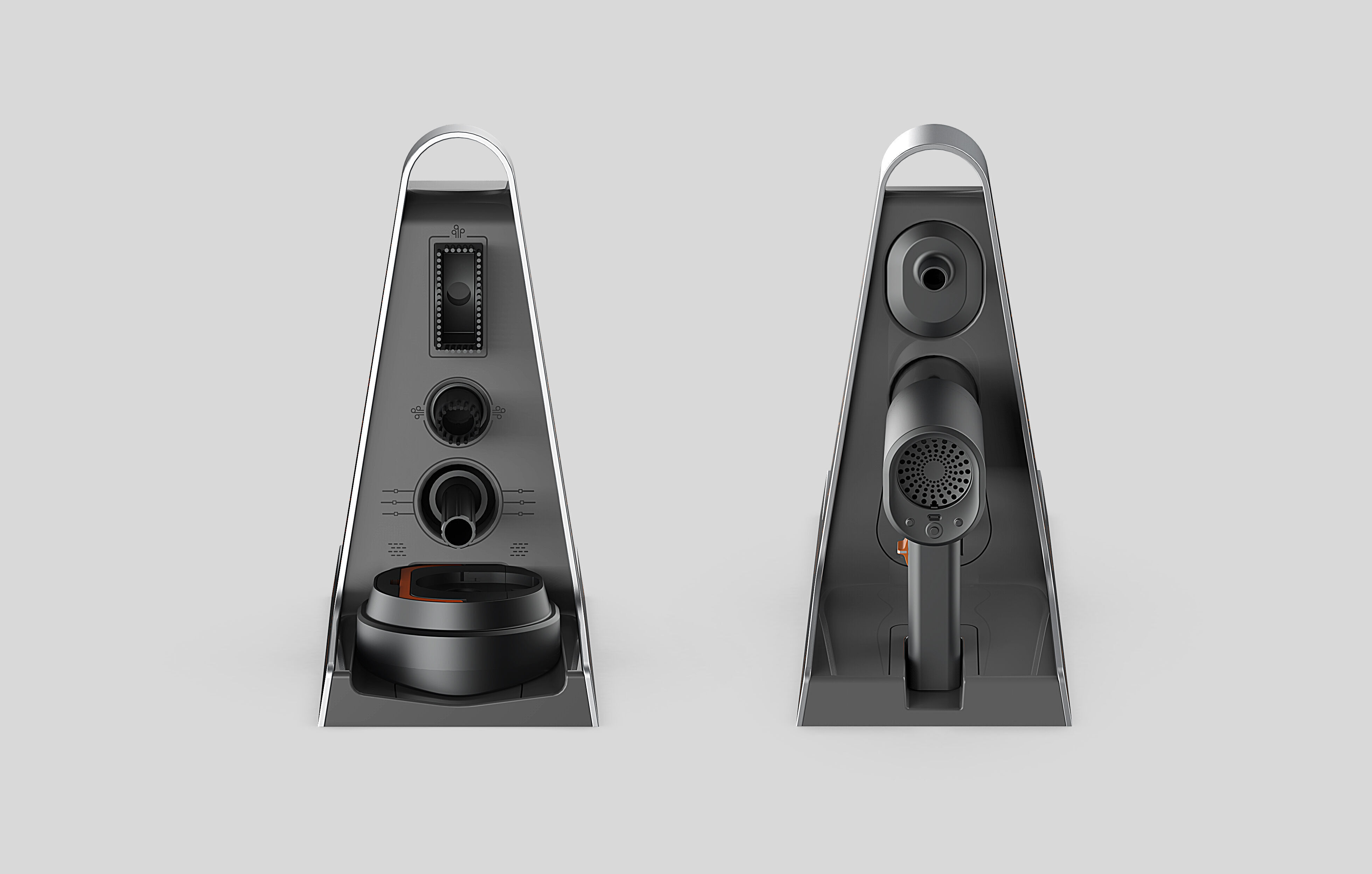 Gun Vacuum Cleaner Set Free 3D model_3