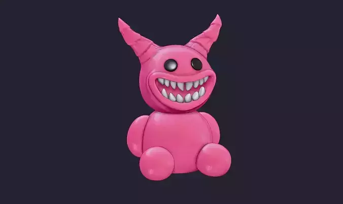 satanic demon lucifer devil evil little cute toy keychain