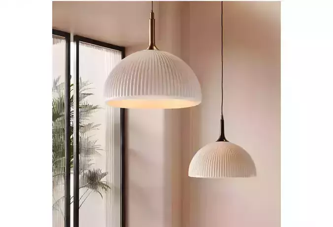 Minimalist Modern Lamp 3D Model 4K Textures and Clean Design 3D model