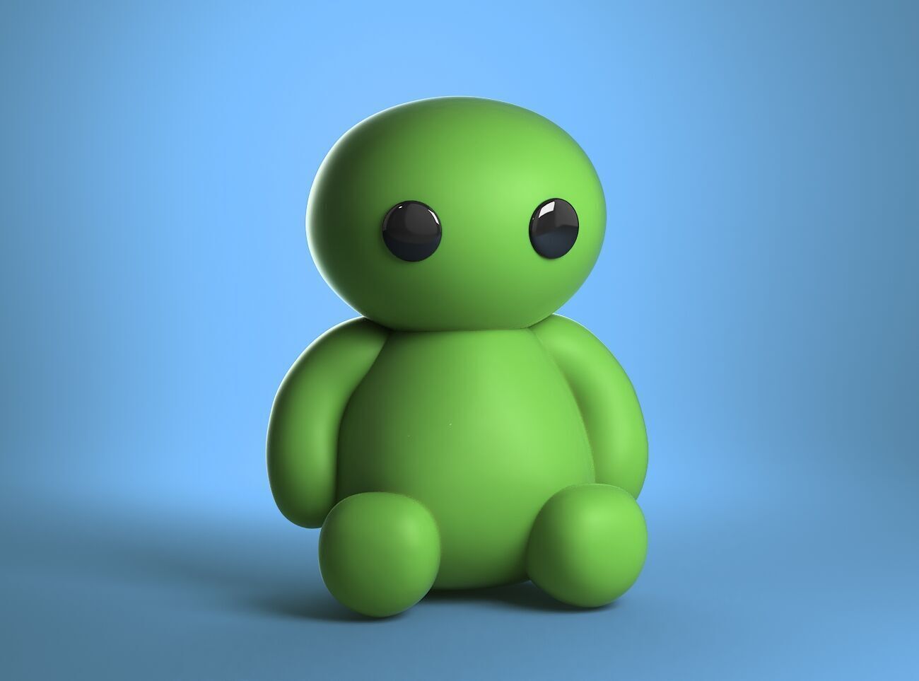 little cute baby toy keychain kids toy easy print model  3D print model_1