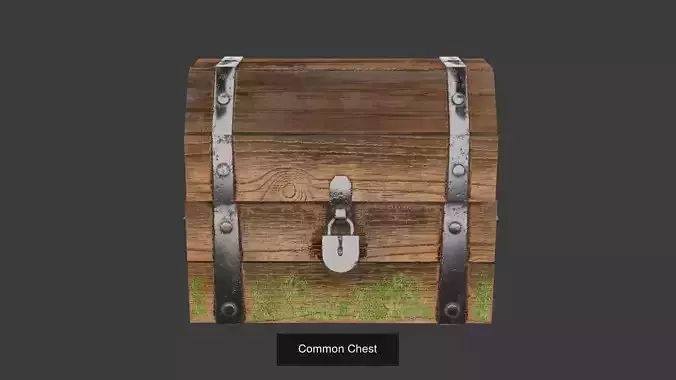 Collection of chests for loot system games 