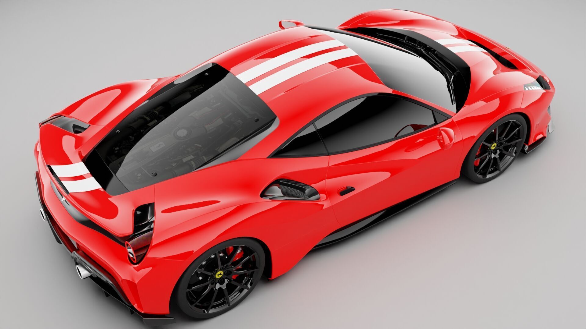 Ferrari 488 Pista 3D model_2