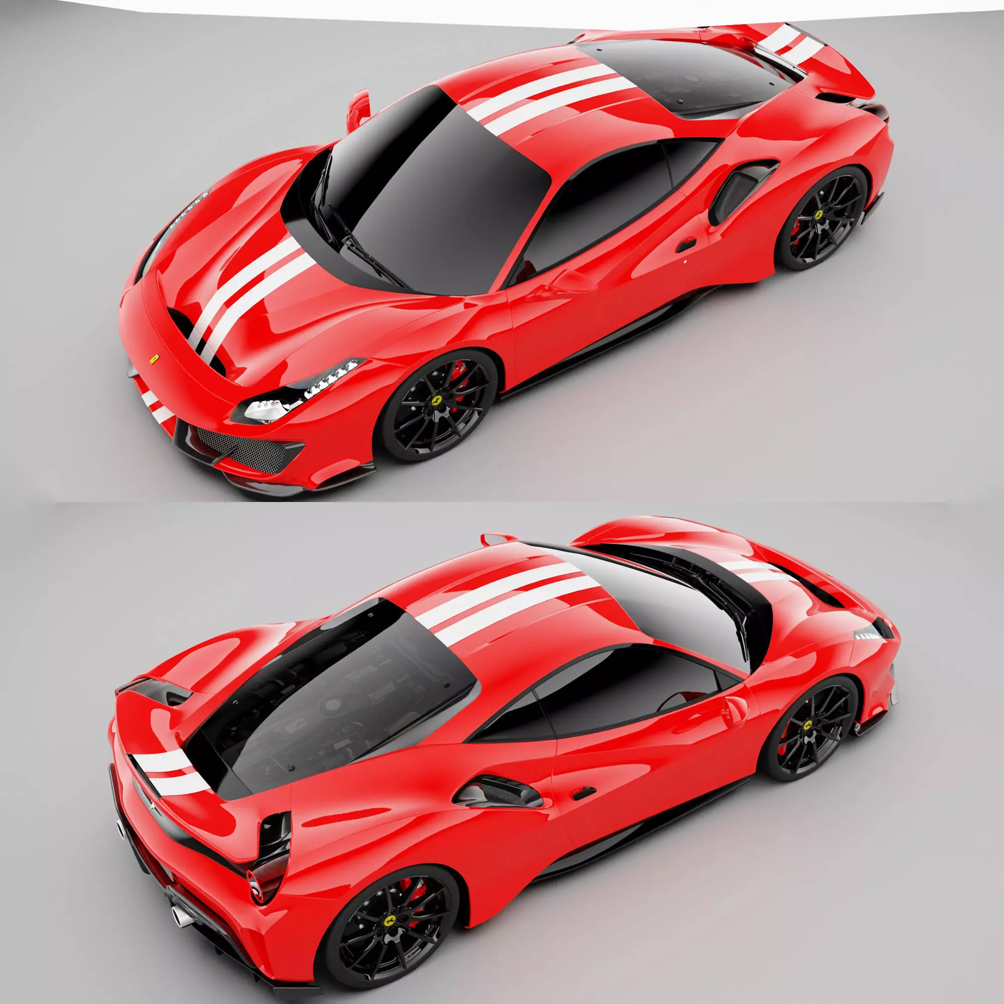 Ferrari 488 Pista 3D model_0
