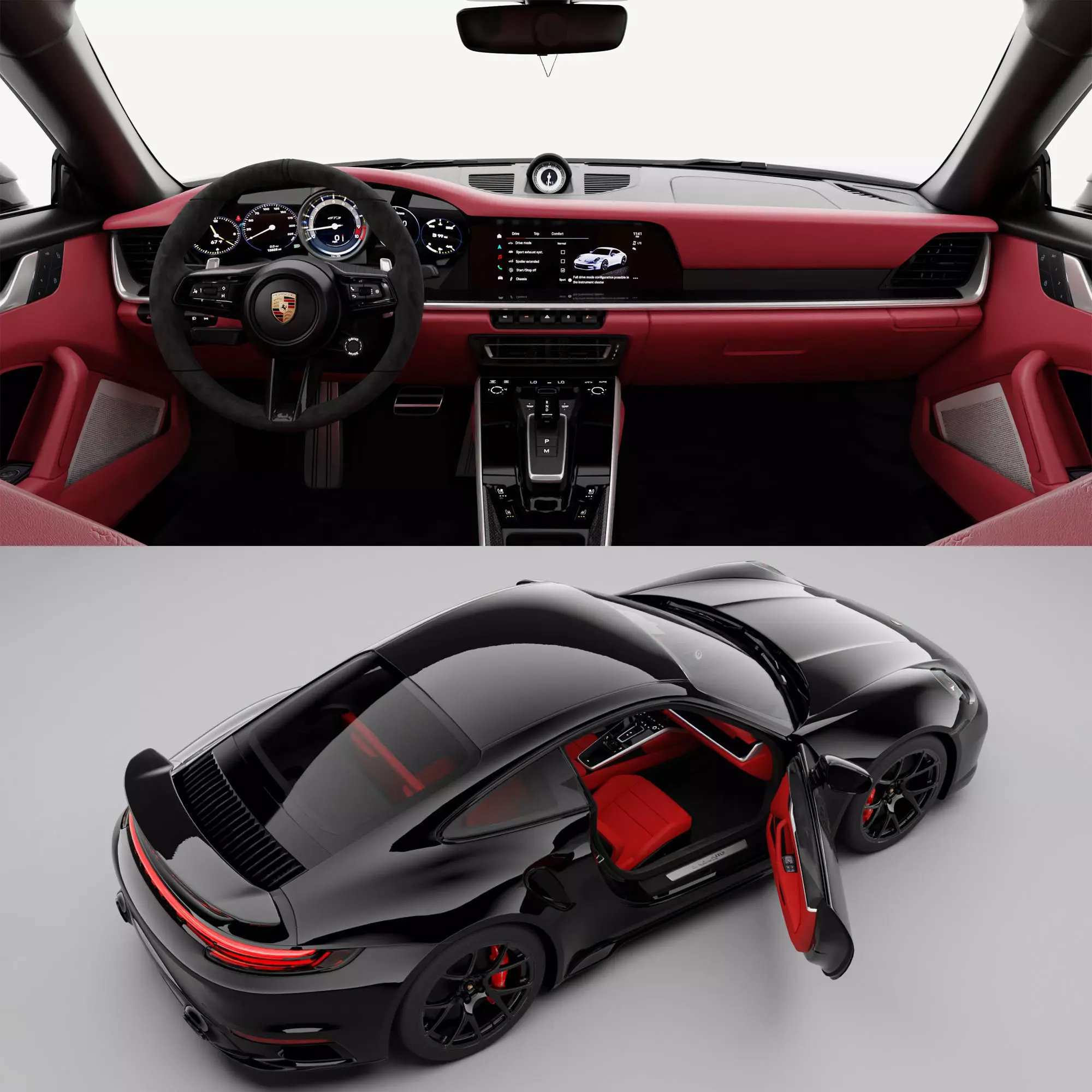 Porsche 911 Turbo S 2022 3D model