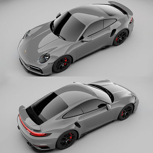 Porsche 911 Turbo S 2022 3D model