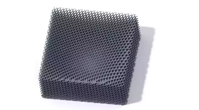 square plastic dish 3D print model