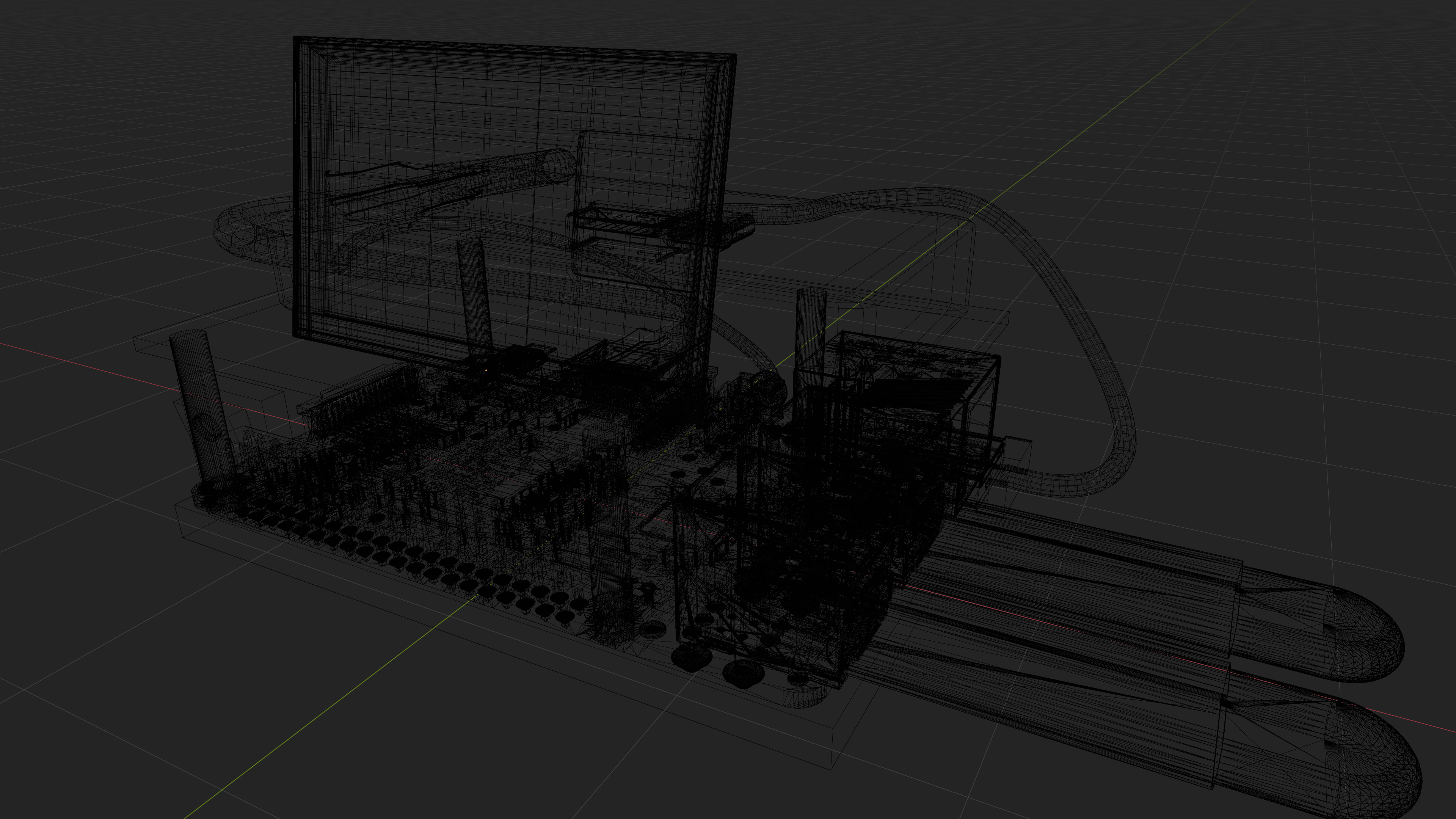 Hacker Tools Low-poly 3D model_5