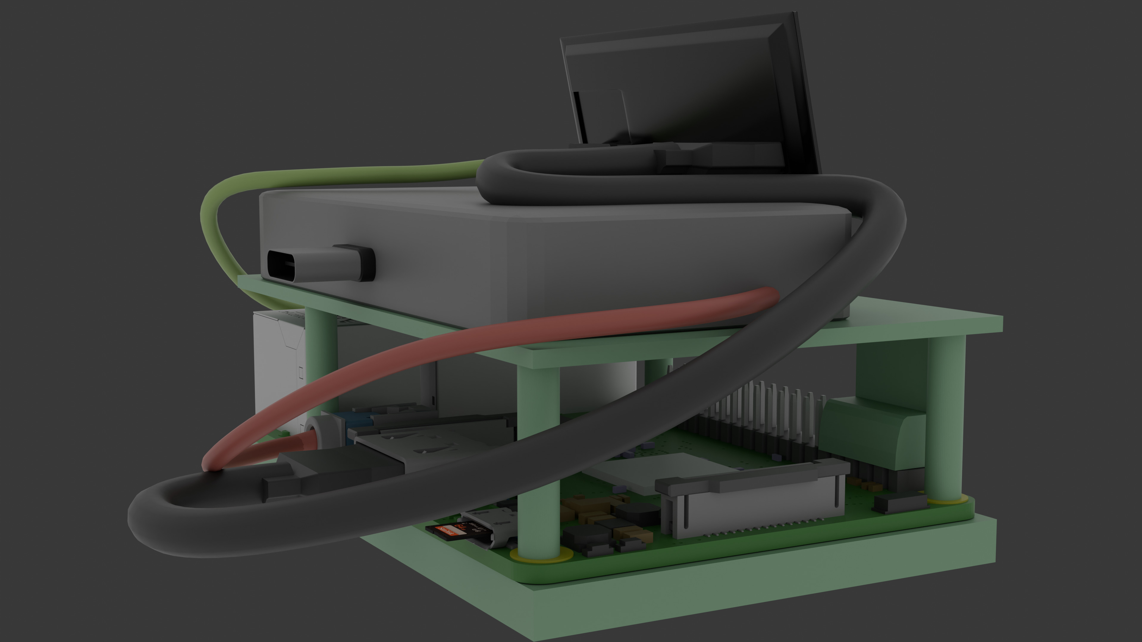 Hacker Tools Low-poly 3D model_2