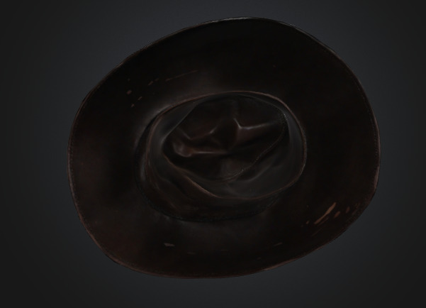 Cowboy hat 3D model_3