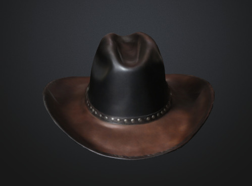 Cowboy hat 3D model_1