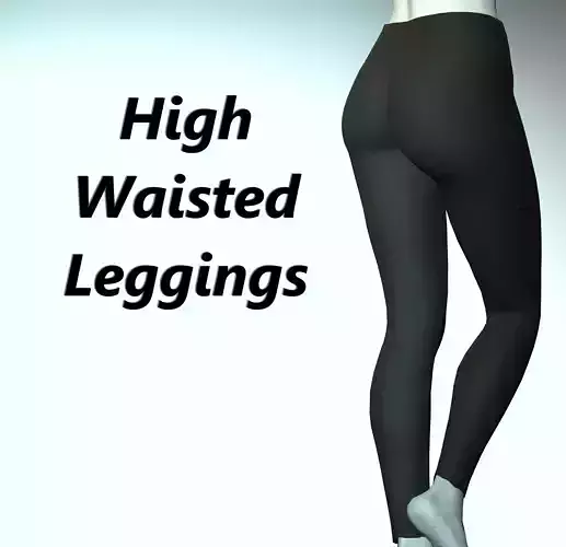 Black Leggings 4K Unreal Engine 3D model