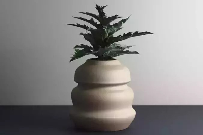 vase pot planter 3d print 886 