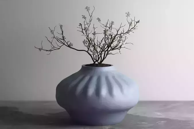 vase pot planter 3d print 884