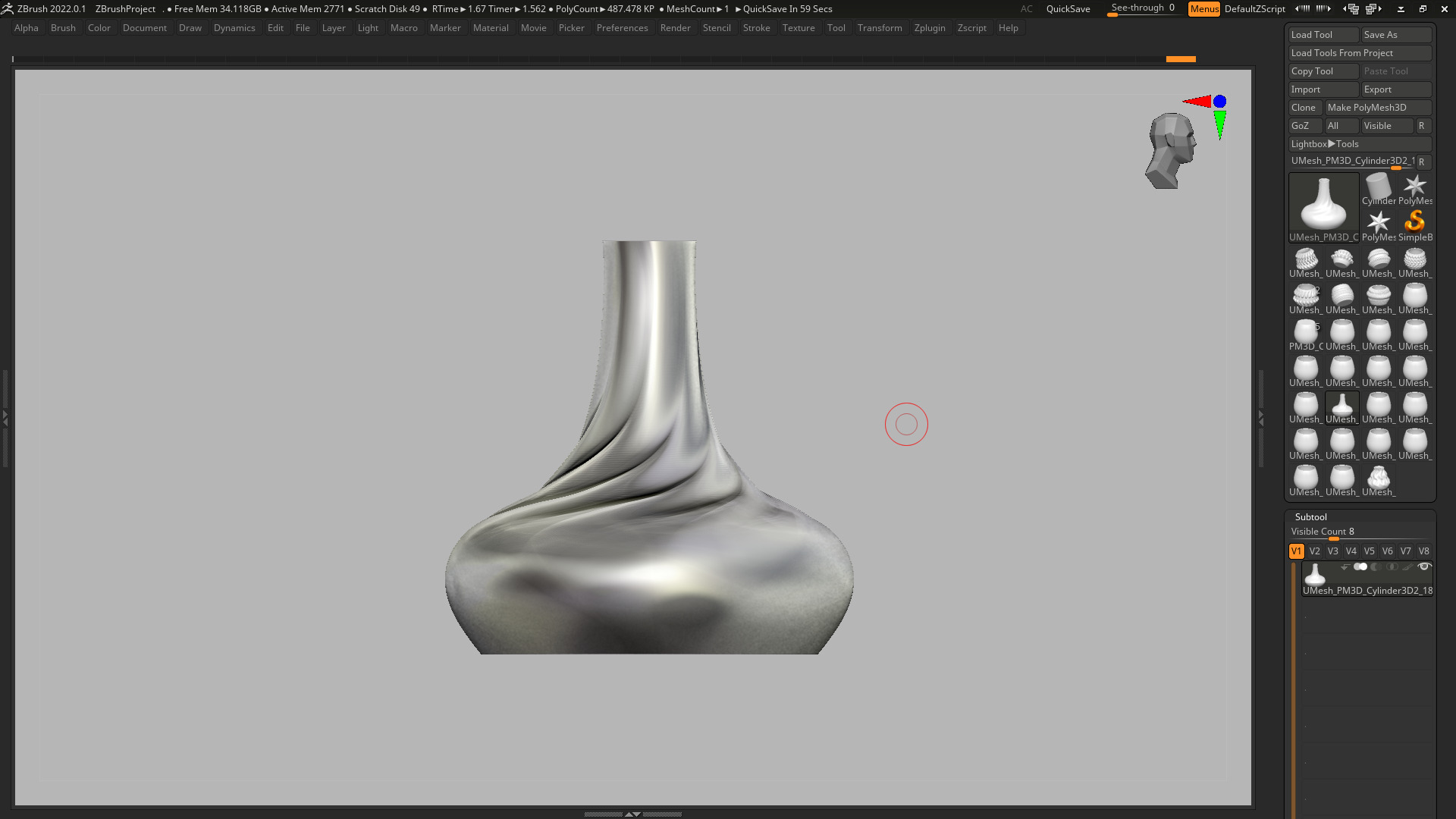 vase pot planter 3d print 880  3D print model_4