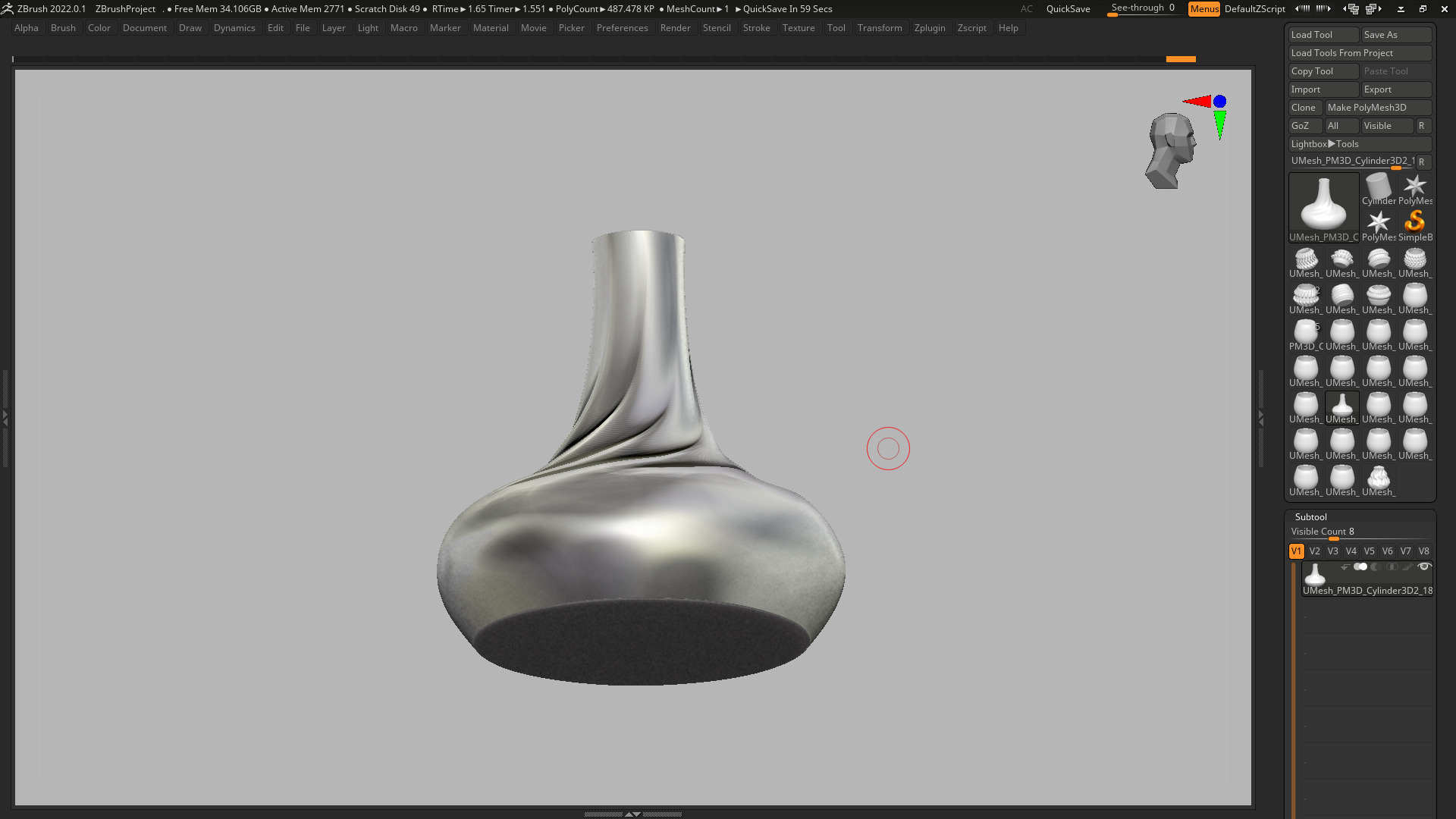 vase pot planter 3d print 880  3D print model_5