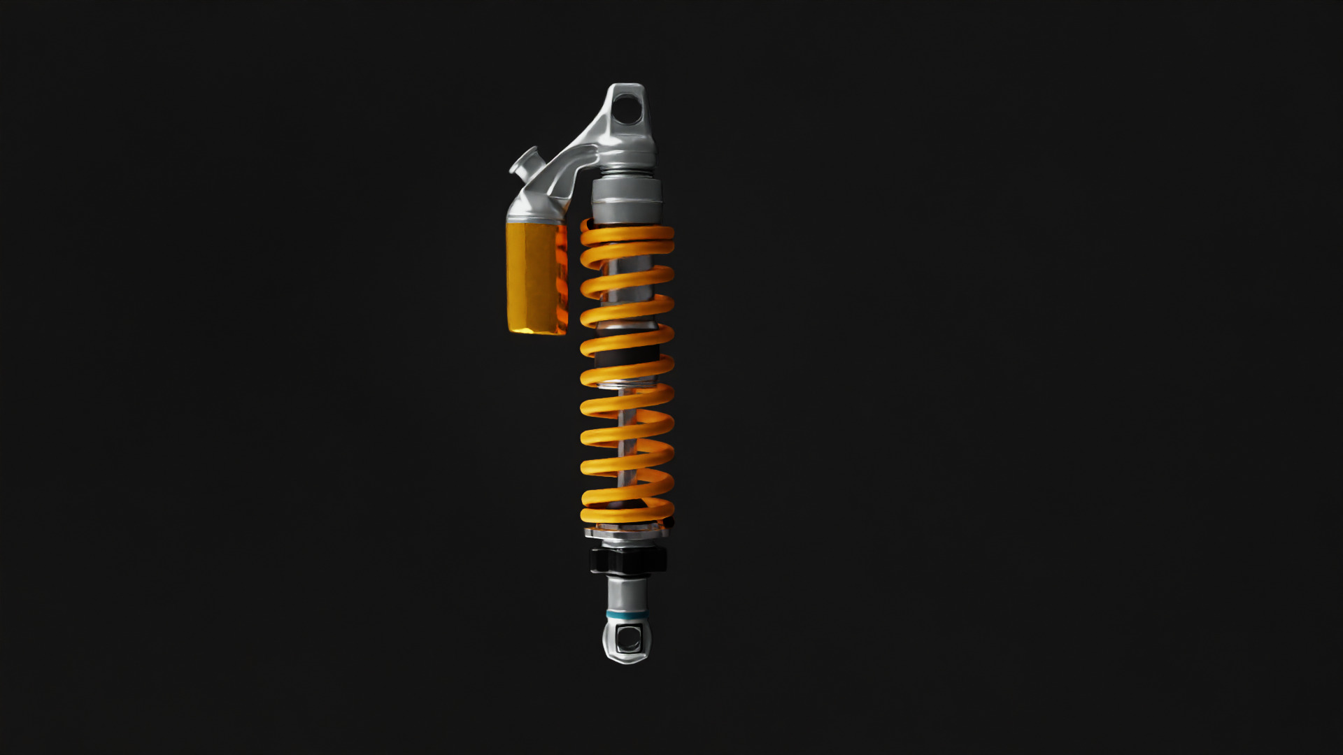 Motorcycle SUSPENSION 3D model_2