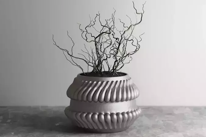 vase pot planter 3d print 876 
