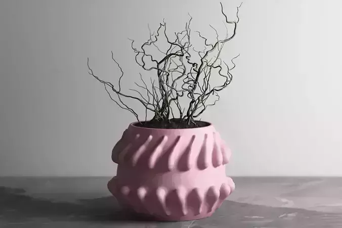 vase pot planter 3d print 875 