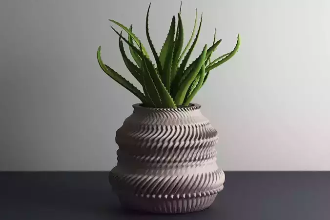 vase pot planter 3d print 873 