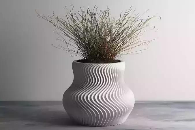 vase pot planter 3d print 872 