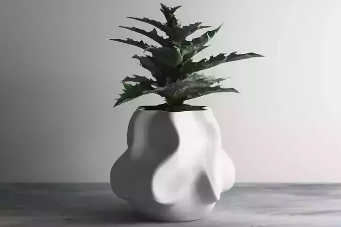 vase pot planter 3d print 868